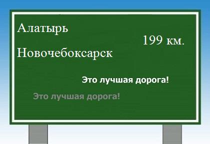расстояние Алатырь    Новочебоксарск как добраться