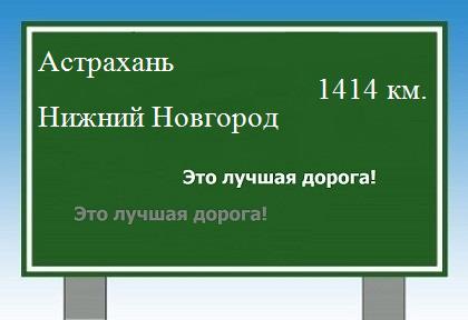 Сколько км от Астрахани до Нижнего Новгорода