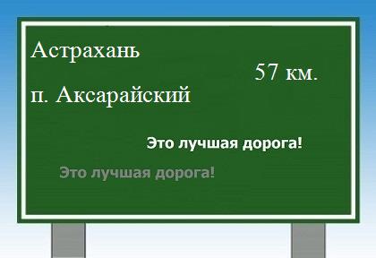 расстояние Астрахань    поселок Аксарайский как добраться