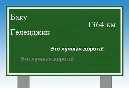 расстояние Баку    Геленджик как добраться