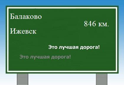 расстояние Балаково    Ижевск как добраться