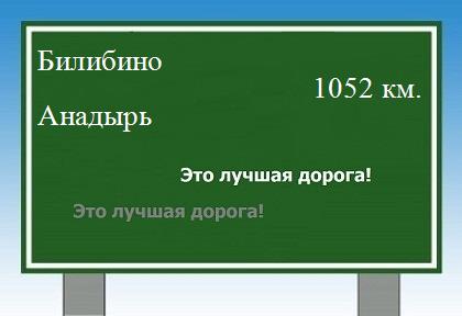 расстояние Билибино - Анадырь как добраться