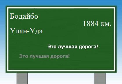 Маршрут от Бодайбо до Улан-Удэ