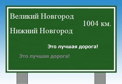 расстояние Великий Новгород    Нижний Новгород как добраться