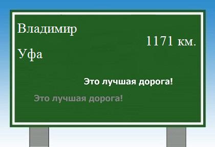 Расстояние Владимир Уфа расстояние Владимир Уфа как добраться