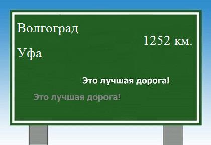 Маршрут от Волгограда до Уфы