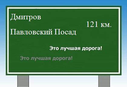 Трасса от Дмитрова до Павловского Посада