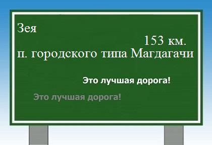 Маршрут Зея - поселок Магдагачи
