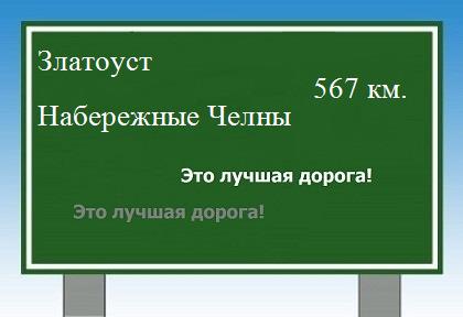 расстояние Златоуст    Набережные Челны как добраться