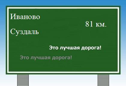 Маршрут от Иваново до Суздаля