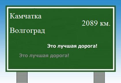 Маршрут от Камчатки до Волгограда