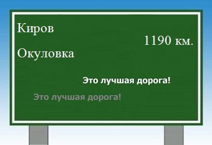 расстояние Киров    Окуловка как добраться