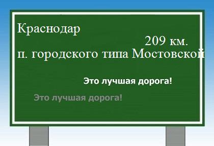 Расстояние Краснодар поселок городского типа Мостовской расстояние Краснодар поселок городского типа Мостовской как добраться