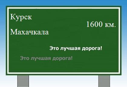 расстояние Курск    Махачкала как добраться