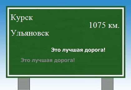расстояние Курск    Ульяновск как добраться