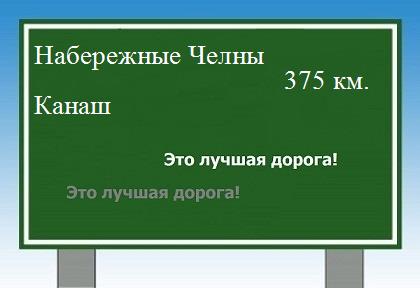 расстояние Набережные Челны  &nbsp; Канаш как добраться