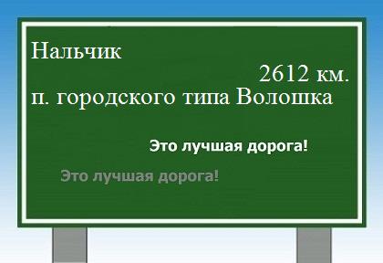 Расстояние Нальчик поселок городского типа Волошка расстояние Нальчик поселок городского типа Волошка как добраться