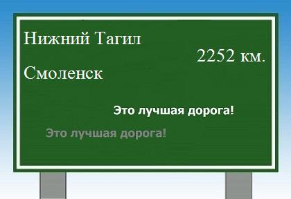 Расстояние Нижний Тагил Смоленск расстояние Нижний Тагил Смоленск как добраться