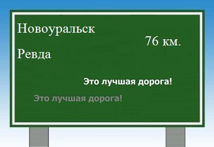 расстояние Новоуральск  &nbsp; Ревда как добраться