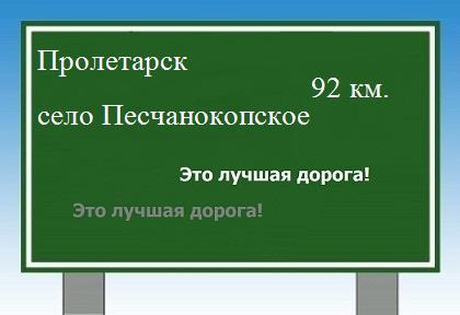 Трасса от Пролетарска до села Песчанокопского