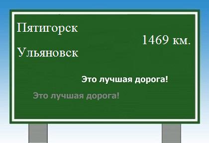 расстояние Пятигорск  &nbsp; Ульяновск как добраться