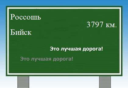 Трасса от Россоши до Бийска