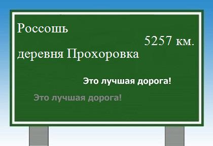 расстояние Россошь    деревня Прохоровка как добраться