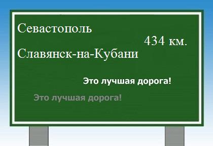 расстояние Севастополь  &nbsp; Славянск-на-Кубани как добраться