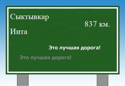 Расстояние Сыктывкар Инта расстояние Сыктывкар Инта как добраться