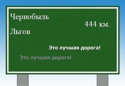 расстояние Чернобыль - Льгов как добраться