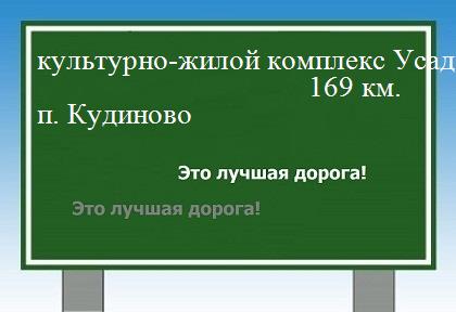 Карта культурно-жилой комплекс Усадьба Новая Салтыковка - поселок Кудиново