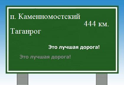 Маршрут от поселка Каменномостский до Таганрога