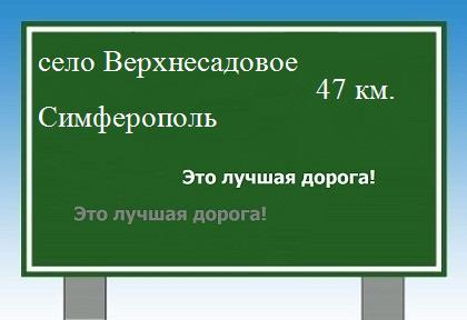 Расстояние село Верхнесадовое Симферополь расстояние село Верхнесадовое Симферополь как добраться